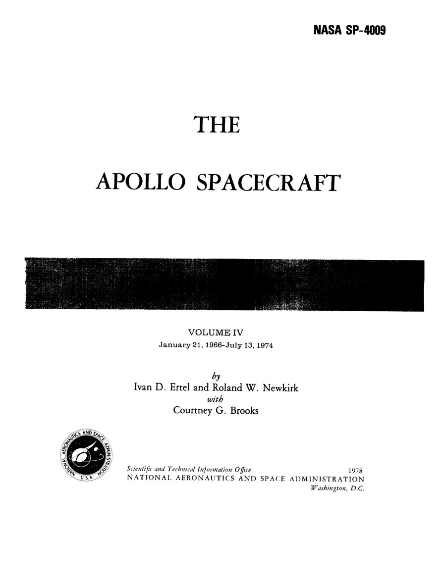 Cover of The Apollo Spacecraft: A Chronology, Vol. IV (NASA SP-4009)