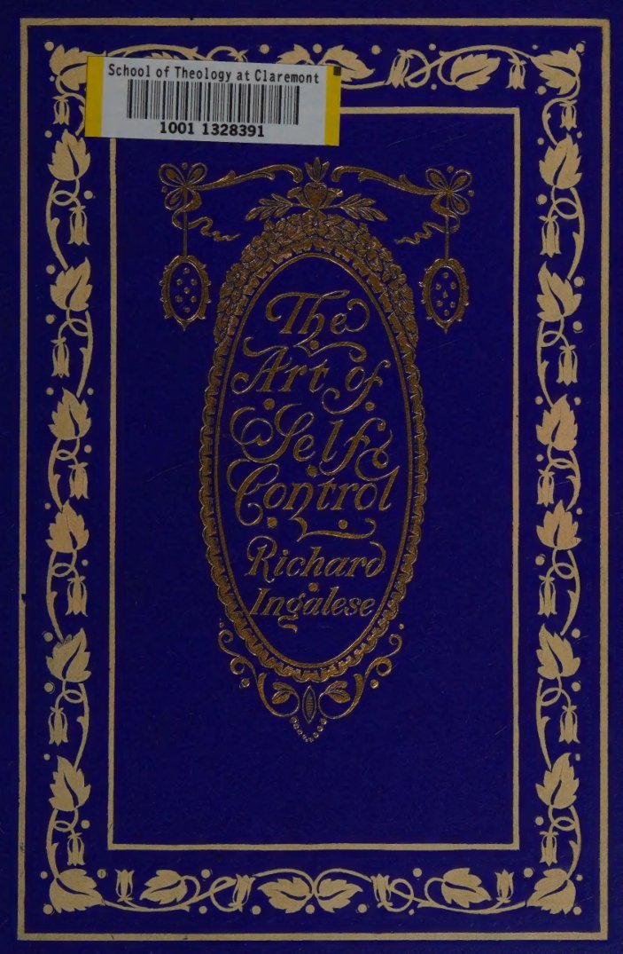 Cover of The Art of Self-Control