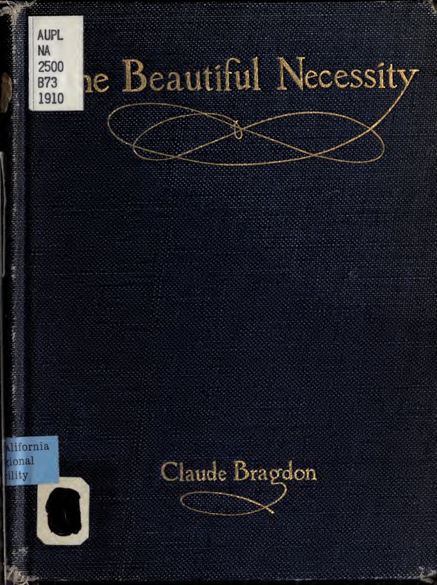 Cover of The Beautiful Necessity: Seven Essays on Theosophy and Architecture