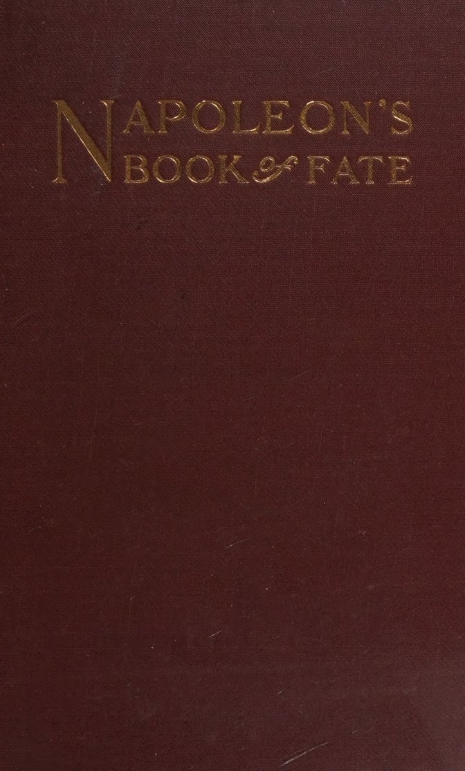 Cover of The Book of Fate: Formerly in the Possession of Napoleon
