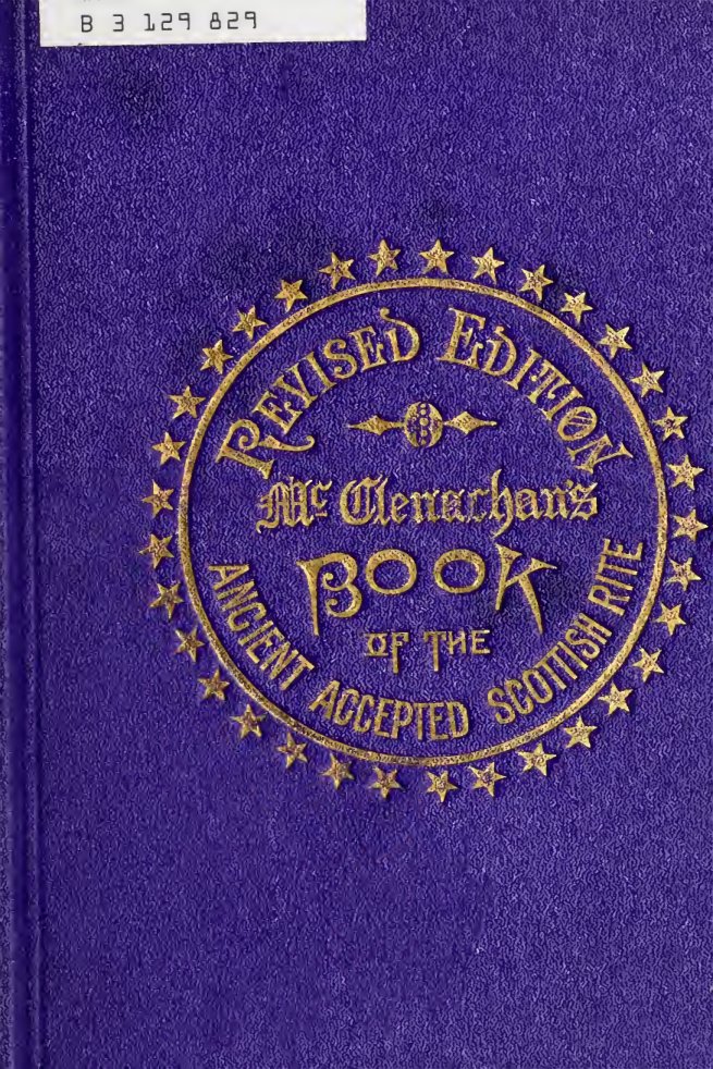 Cover of The Book of the Ancient and Accepted Scottish Rite of Freemasonry