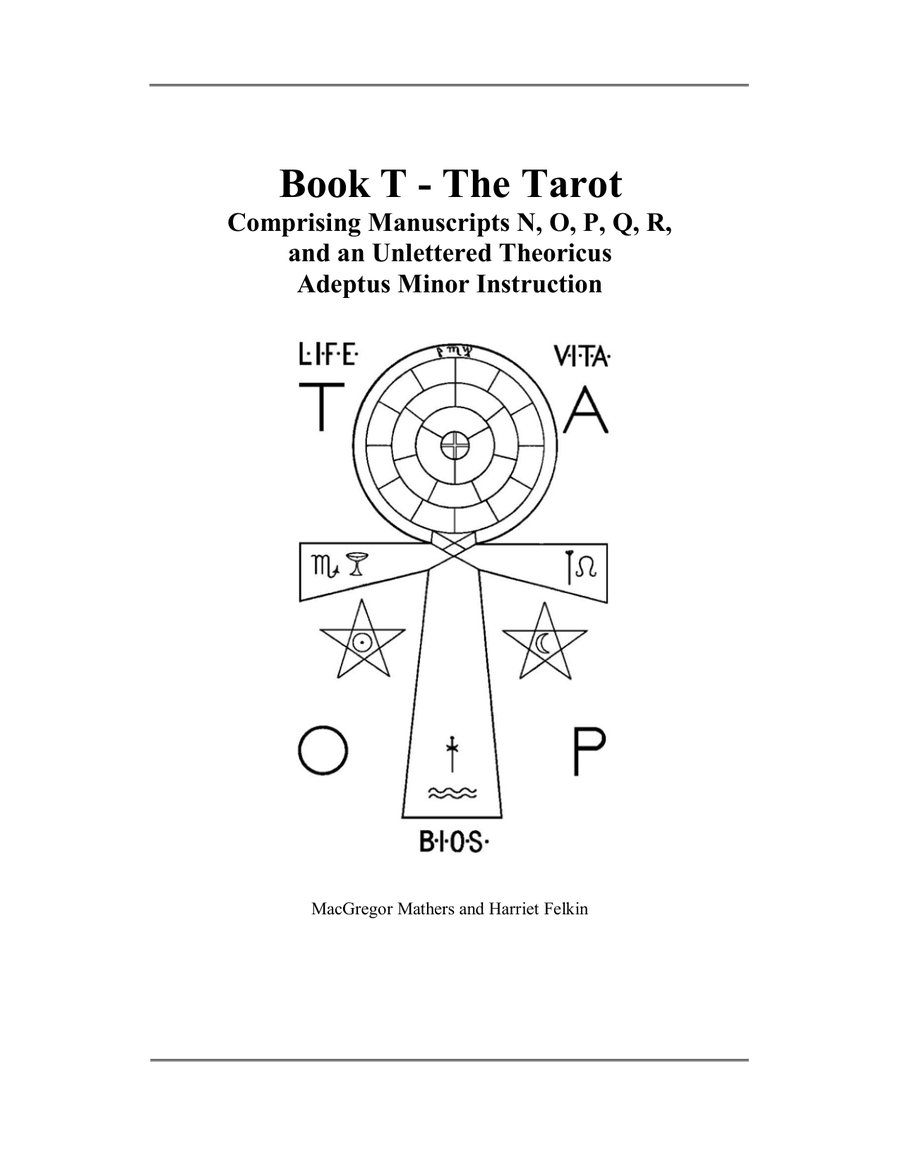 Cover of The Book T: The Tarot