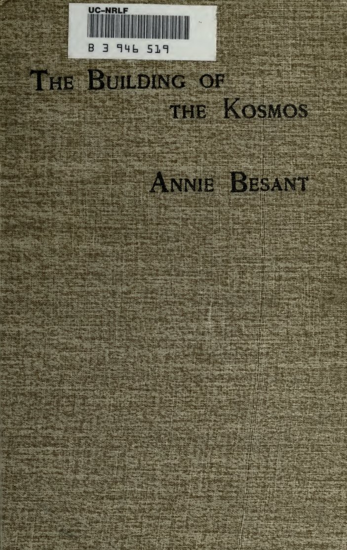 Cover of The Building of the Kosmos and Other Lectures