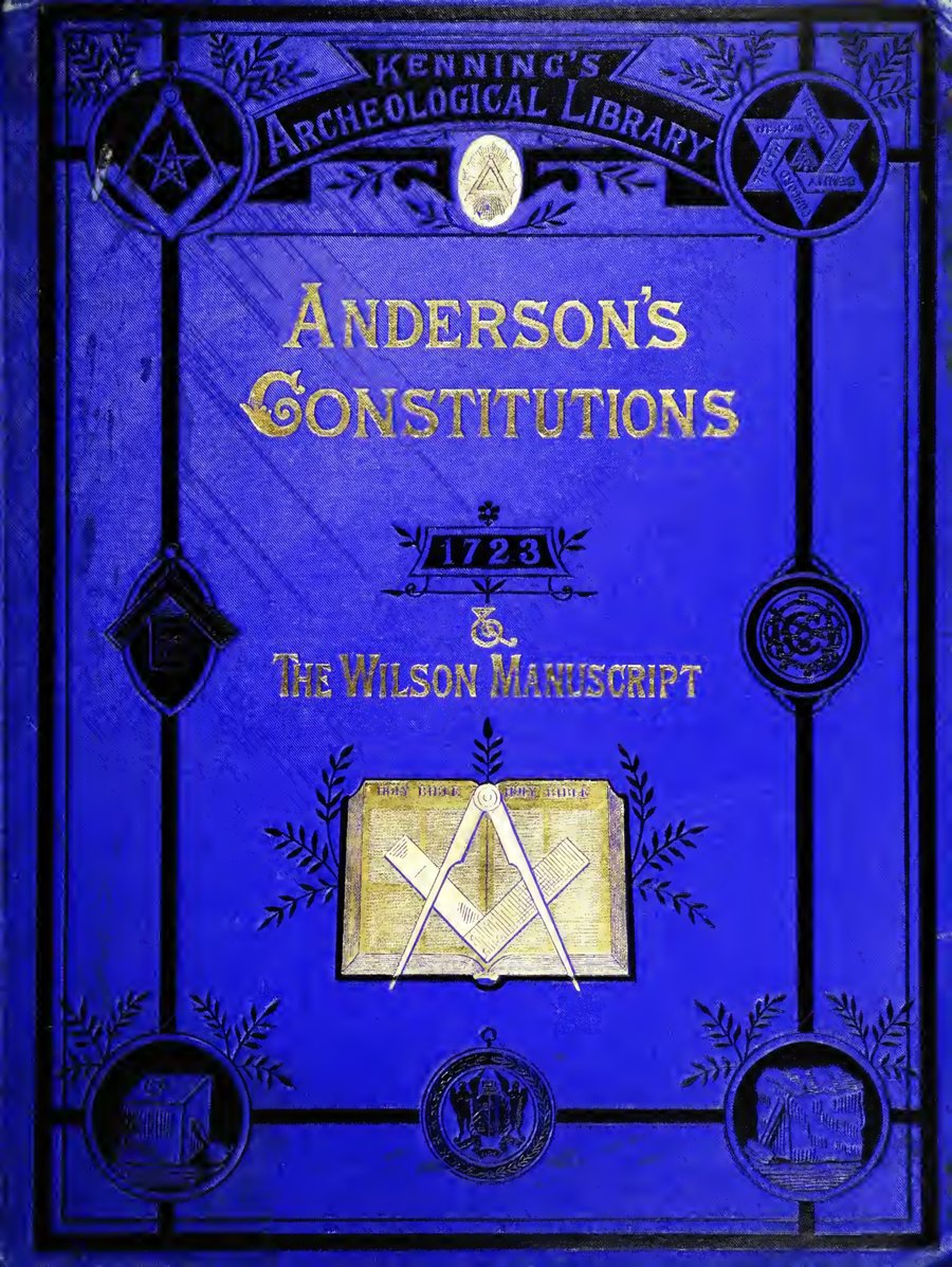 Cover of The Constitution Book of 1723: The Wilson MS. Constitution