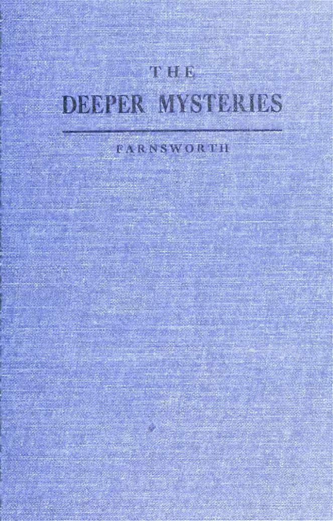 Cover of The Deeper Mysteries
