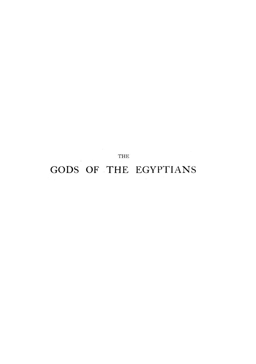 Cover of The Gods of the Egyptians, or Studies in Egyptian Mythology, Vol. 2
