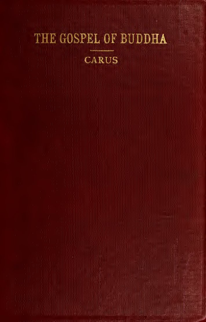 Cover of The Gospel of Buddha, According to Old Records