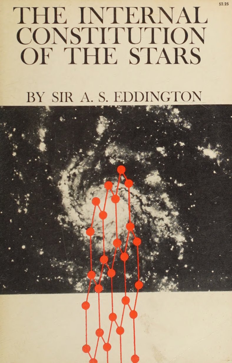 Cover of The Internal Constitution of the Stars