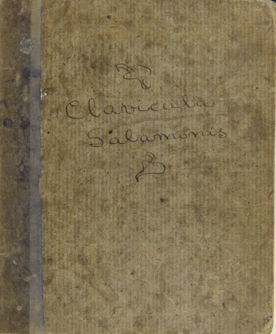 Cover of The Key of King Solomon (Clavicula Salomonis), Manuscript Copy by George Graham