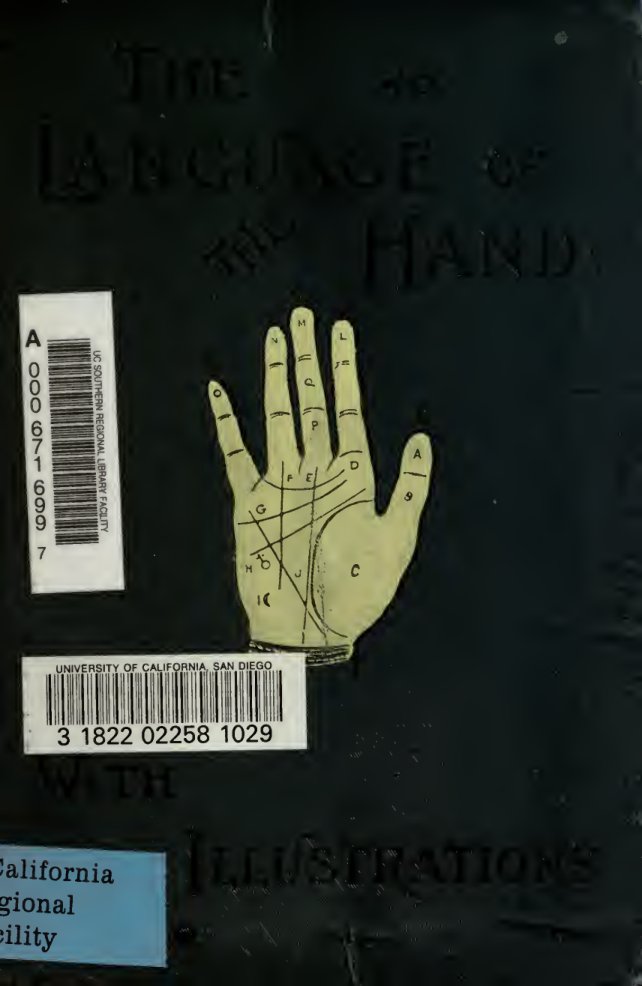 Cover of The Language of the Hand