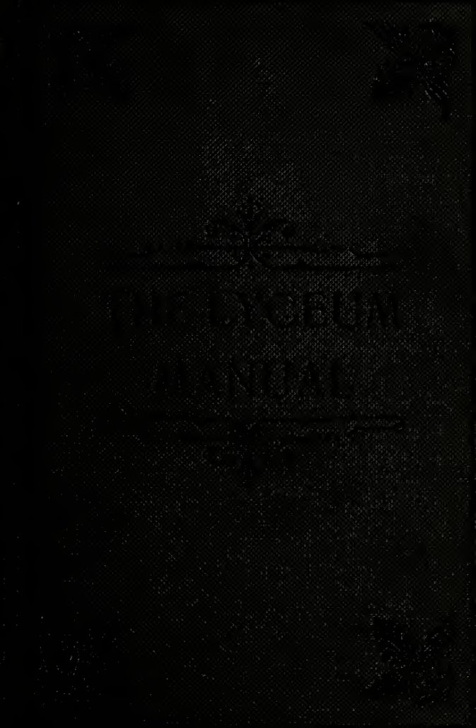Cover of The Lyceum Manual