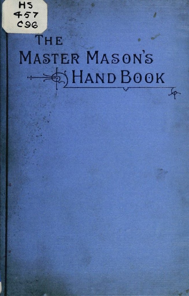Cover of The Master Mason's Handbook
