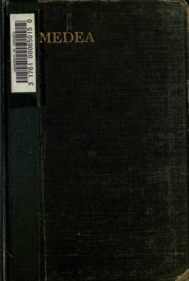 Cover of The Medea of Euripides, Translated into English Rhyming Verse