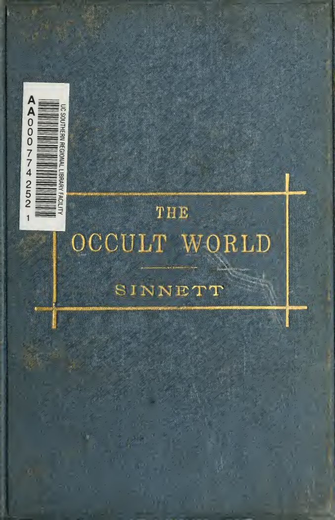 Cover of The Occult World