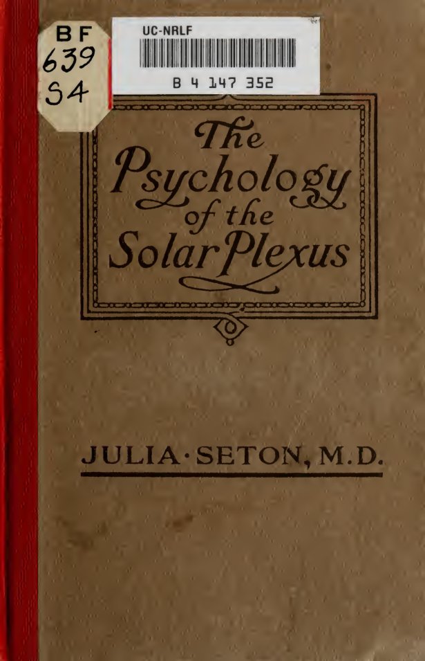 Cover of The Psychology of the Solar Plexus and Subconscious Mind