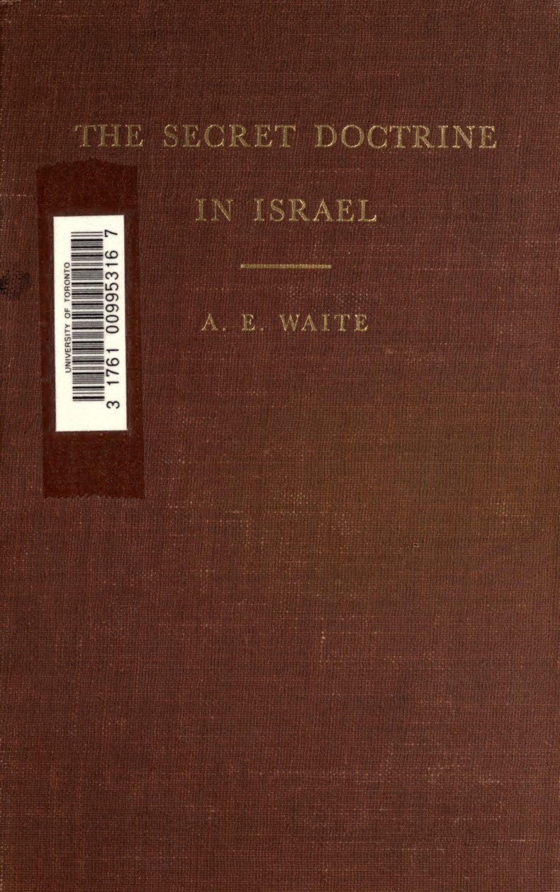 Cover of The Secret Doctrine in Israel