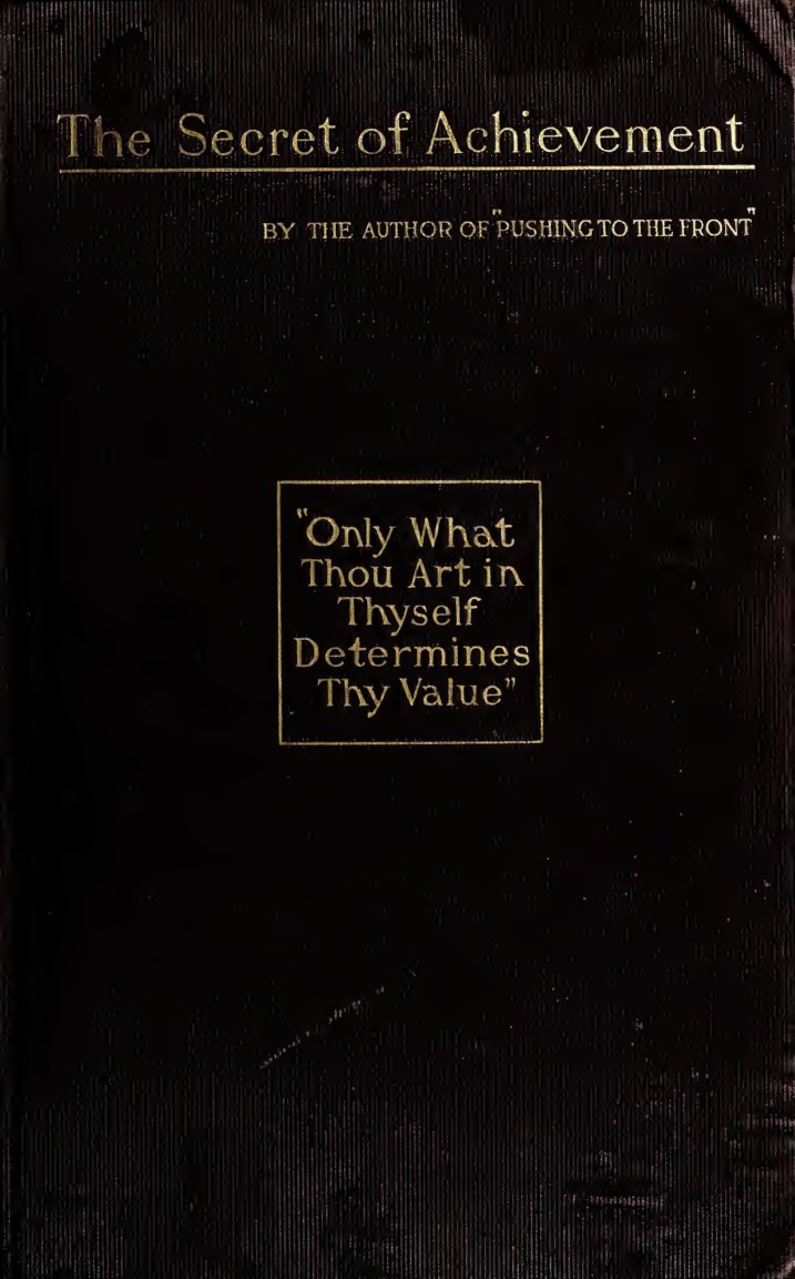Cover of The Secret of Achievement