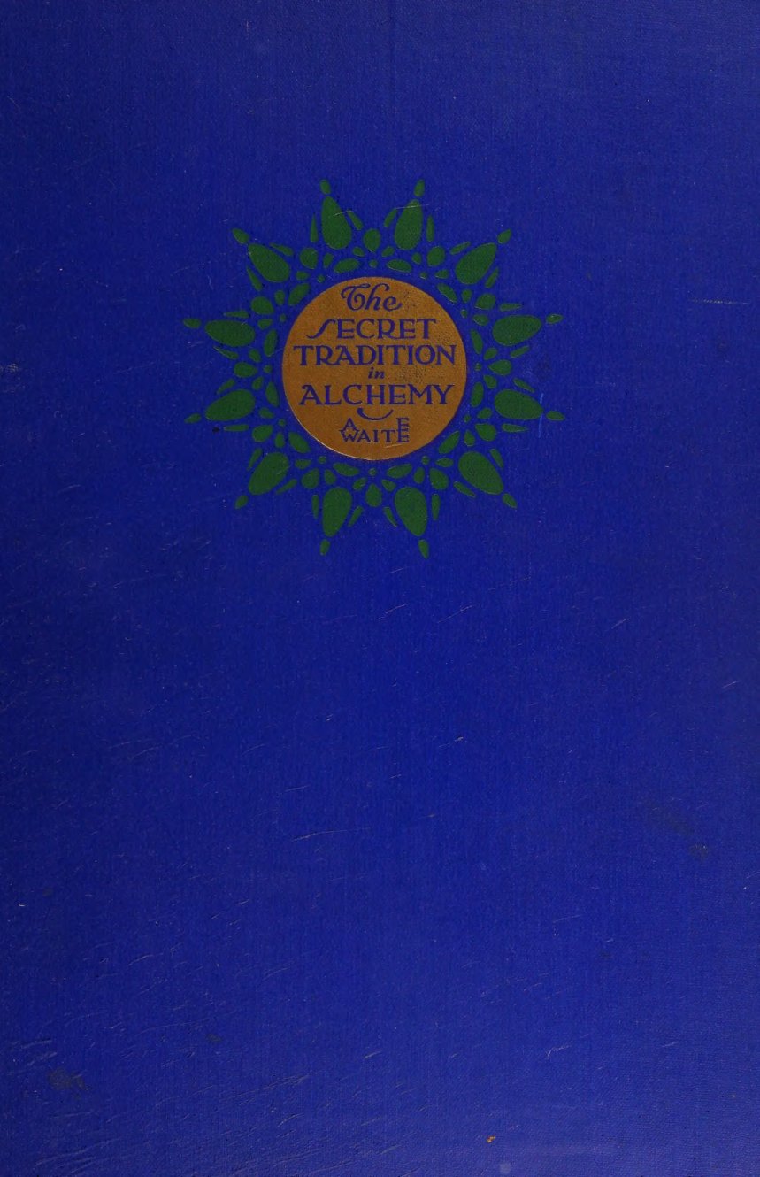 Cover of The Secret Tradition in Alchemy