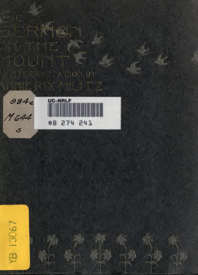 Cover of The Sermon on the Mount