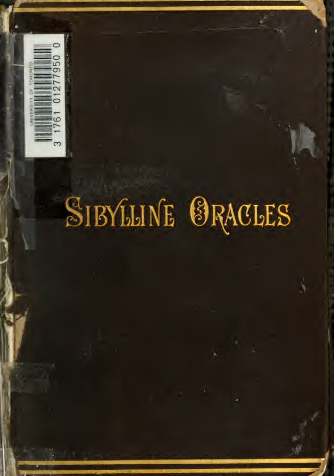 Cover of The Sibylline Oracles