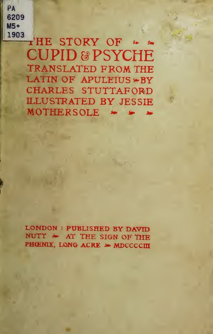 Cover of The Story of Cupid and Psyche