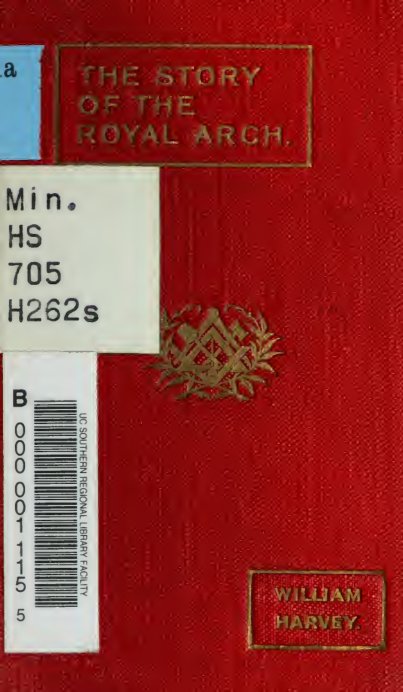 Cover of The Story of the Royal Arch