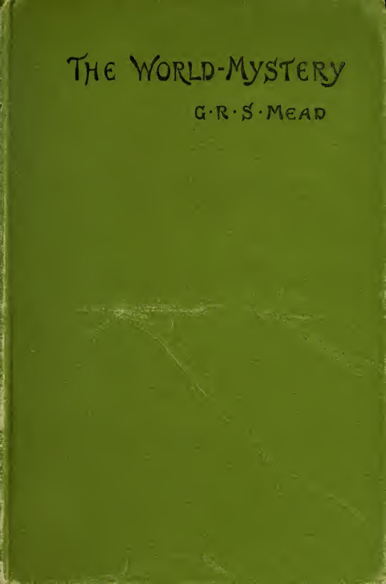 Cover of The World-Mystery: Four Essays