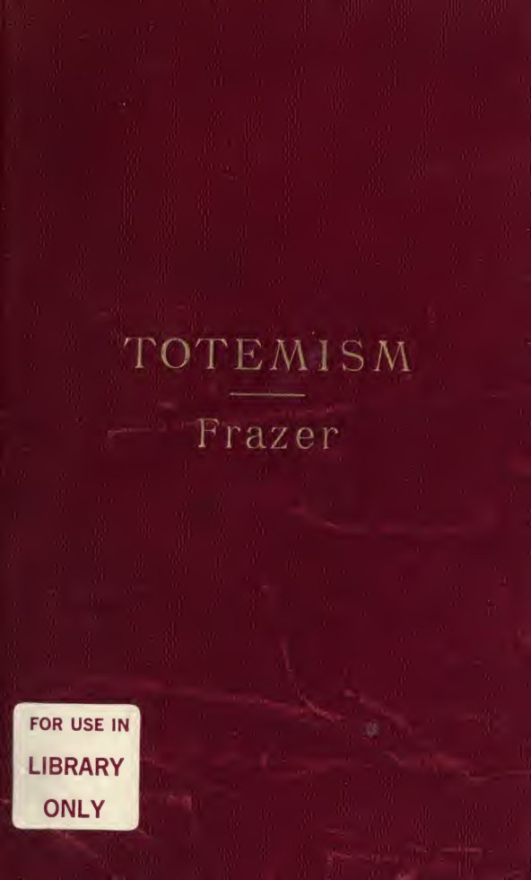 Cover of Totemism