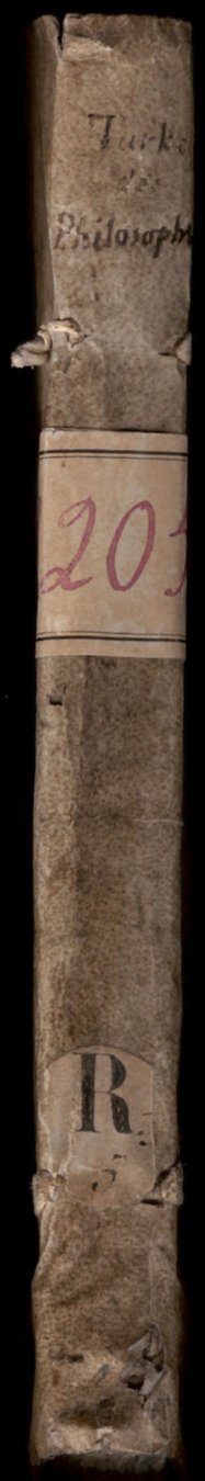 Cover of Traites de philosophie et d'alchimie: Turba Philosophorum and Basil Valentine (Bibliotheque Sainte-Genevieve MS 2205)