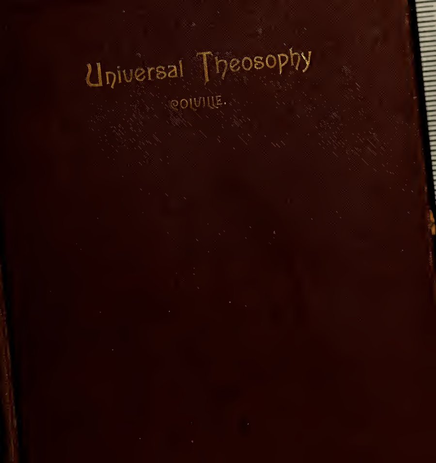 Cover of Universal Theosophy: The Science of Health and Healing