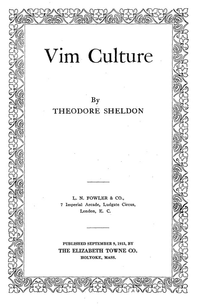 Cover of Vim Culture
